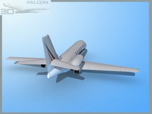 falcon3d citation sovereign c680 f09 Model 3D