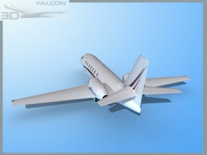 falcon3d citation sovereign c680 f09 Model 3D
