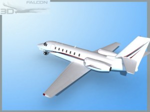 falcon3d citation sovereign c680 f09 Model 3D