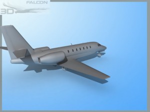 falcon3d citation sovereign c680 fbase model Modelo 3D