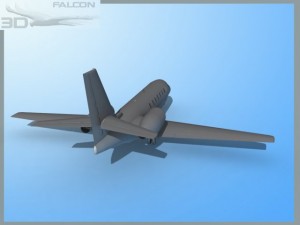 falcon3d citation sovereign c680 fbase model Modelo 3D