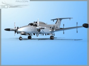 falcon 3d rc12p guardrail us army 3D Model