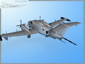 falcon 3d rc12p guardrail us army 3D Model