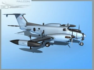 balustrada falcon 3d rc12p f01 armii amerykańskiej Model 3D