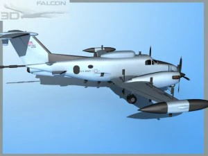 falcon 3d rc12p guardrail f01 us army 3D Model