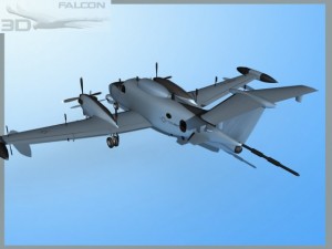 falcon 3d rc12p guardrail f01 us army Model 3D
