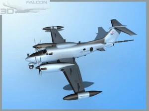 falcon 3d rc12p guardrail f01 us army 3D Model