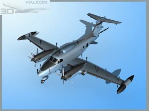 फाल्कन 3डी आरसी12पी रेलिंग एफ02 यूएस आर्मी 3D मॉडल