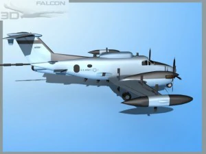 falc&atilde;o 3d rc12p guardrail f02 ex&eacute;rcito dos eua Modelo 3D