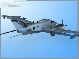 falc&atilde;o 3d rc12p guardrail f02 ex&eacute;rcito dos eua Modelo 3D