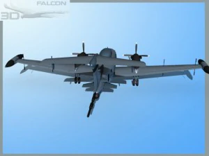 falc&atilde;o 3d rc12p guardrail f02 ex&eacute;rcito dos eua Modelo 3D
