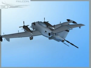falc&atilde;o 3d rc12p guardrail f02 ex&eacute;rcito dos eua Modelo 3D