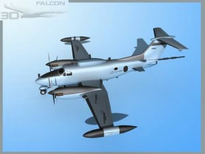 falc&atilde;o 3d rc12p guardrail f02 ex&eacute;rcito dos eua Modelo 3D