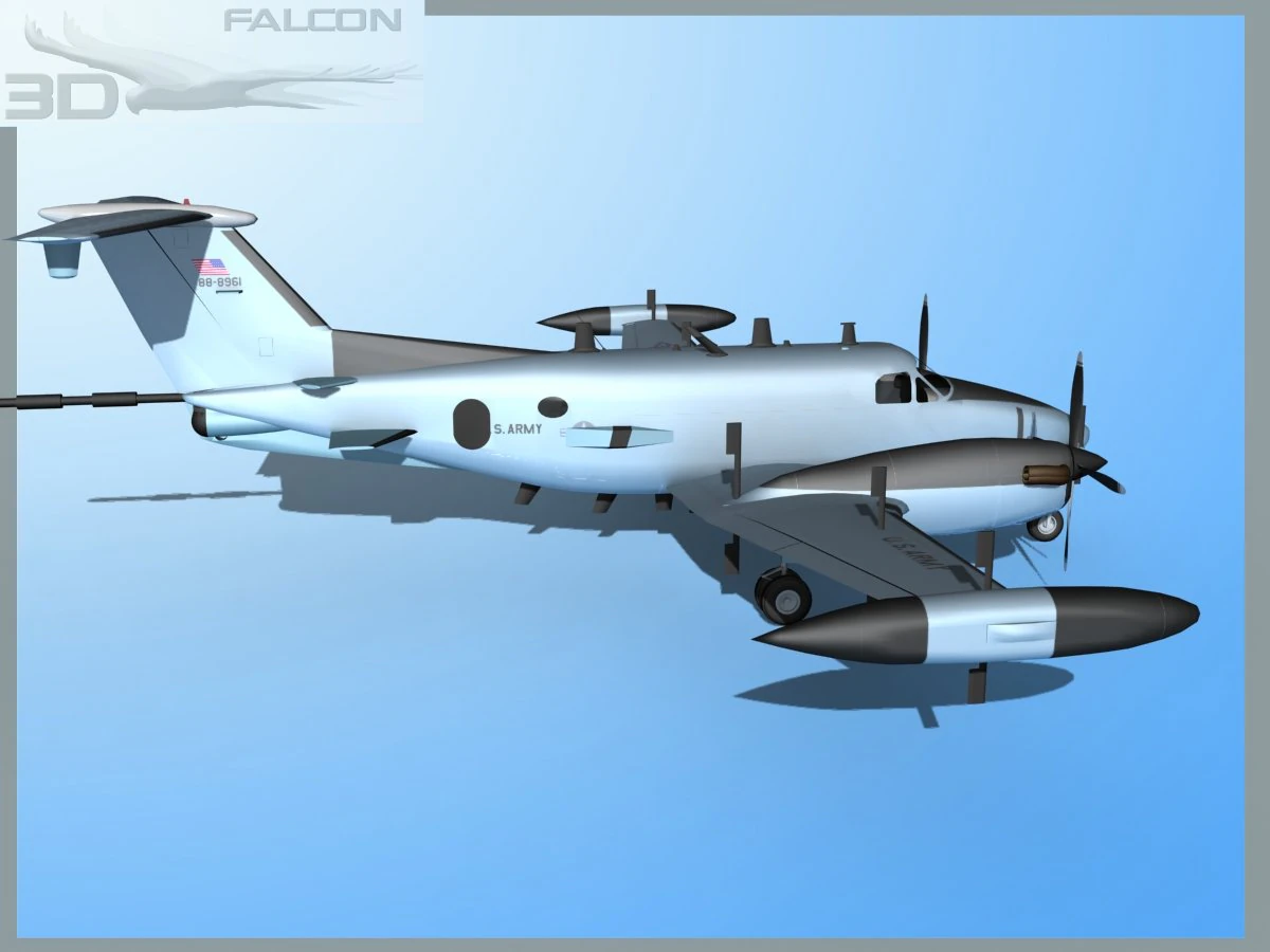 falcon 3d rc12p guardrail f03 us army 3D Model .c4d .max .obj .3ds .fbx .stl .blend 
