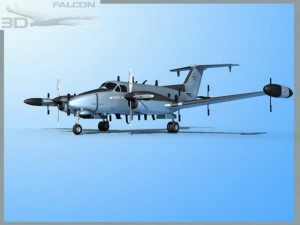 falcon 3d rc12p guardrail f03 us army 3D Model