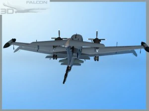 falcon 3d rc12p guardrail f03 us army 3D Model