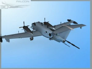 falcon 3d rc12p guardrail f03 us army 3D Model