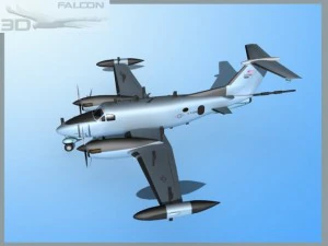 falcon 3d rc12p guardrail f03 us army 3D Model