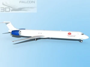falcon3d md 80 aei cargo 3D Model