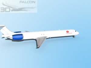 falcon3d md 80 aei cargo Modelo 3D