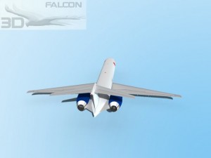falcon3d md 80 aei cargo Modelo 3D