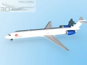 falcon3d md 80 aei cargo 3D Model
