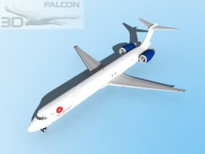 falcon3d md 80 aei cargo Modelo 3D