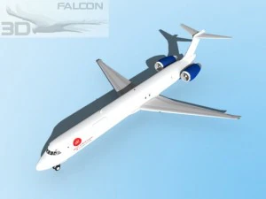 falcon3d md 80 aei cargo 3D Model