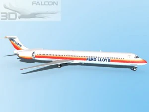 falcon3d md 80 aero lloyd 3D Model
