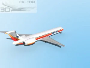 falcon3d md 80 aero lloyd 3D Model