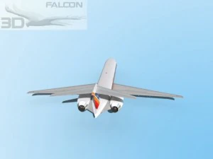 falcon3d md 80 aero lloyd 3D Model