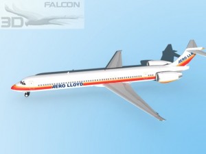 falcon3d md 80 aero lloyd 3D-Modell