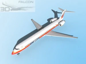 falcon3d md 80 aero lloyd 3D Model