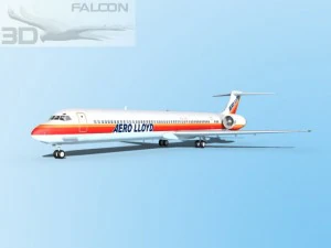 falcon3d md 80 aero lloyd 3D Model
