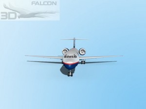 falcon3d md 80 aeromexico 2 Modelo 3D