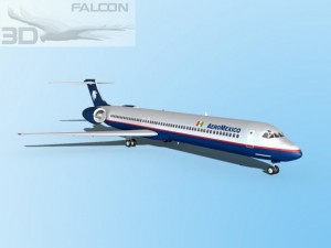 falcon3d md 80 aeromexico 2 Modelo 3D