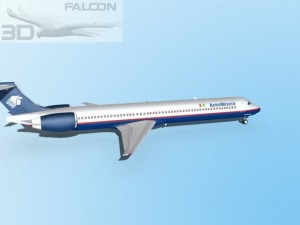 falcon3d md 80 aeromexico 2 Modelo 3D
