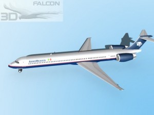 falcon3d md 80 aeromexico 2 Modelo 3D