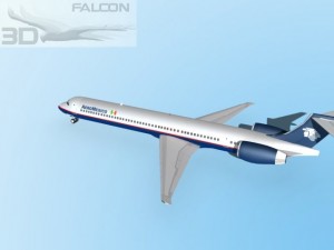 falcon3d md 80 aeromexico 2 Modelo 3D