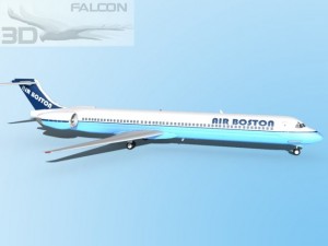 falcon3d md 80 air boston 3Dモデル