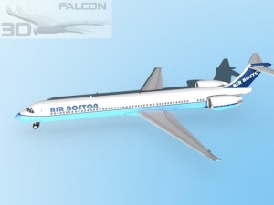 falcon3d md 80 air boston 3Dモデル