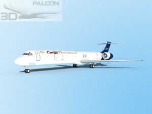 falcon3d md 80 air cargo intl Modèle 3D