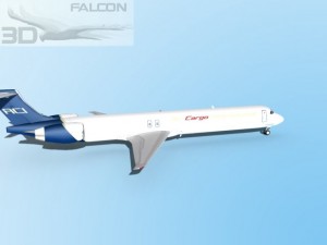 falcon3d md 80 air cargo intl Modèle 3D