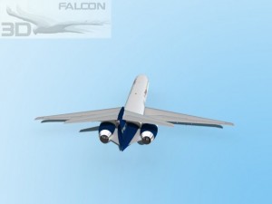 falcon3d md 80 air cargo intl Modèle 3D