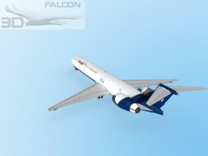 falcon3d md 80 air cargo intl Modèle 3D