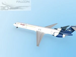 falcon3d md 80 air cargo intl 3D Model