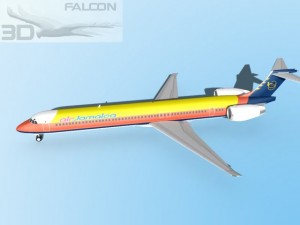 falcon3d md 80 air jamaica 3D Model
