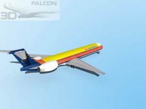 falcon3d md 80 air jamaica 3D Model