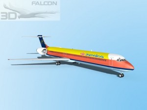 falcon3d md 80 air jamaica 3D Model