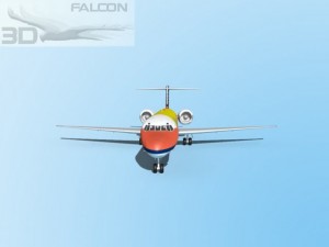 falcon3d md 80 air jamaica 3D Model